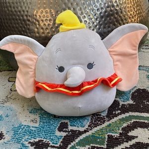 EUC Squishmallows Disney Dumbo Elephant 10 Inch Plush